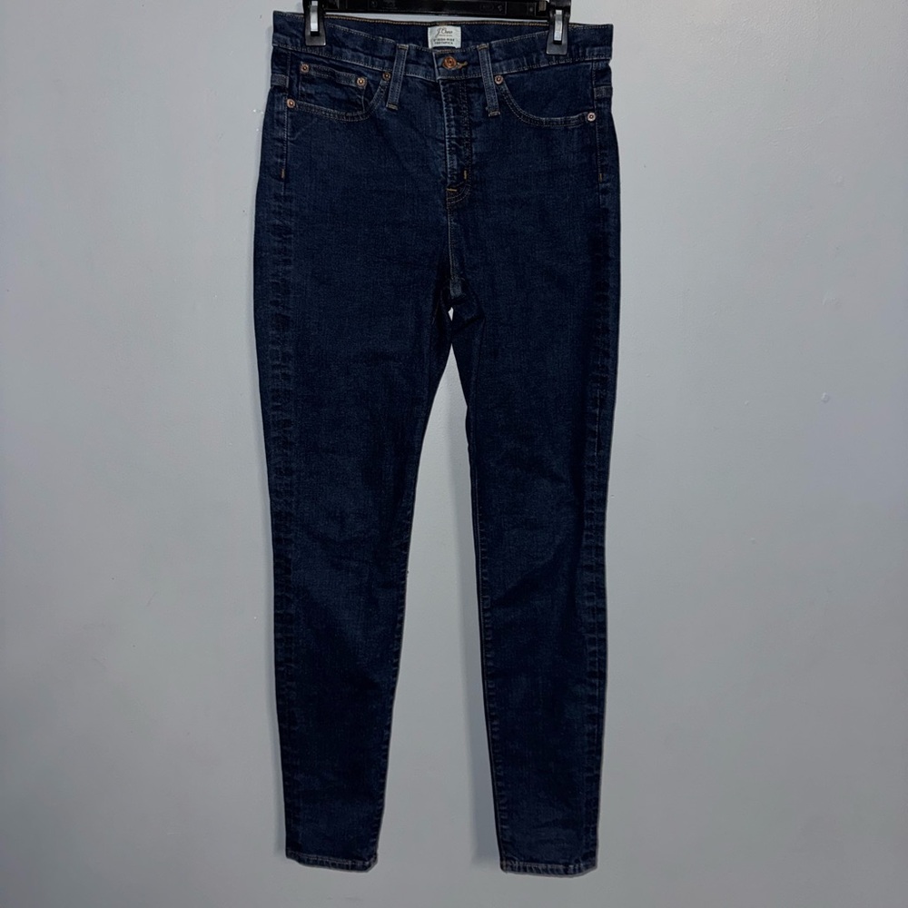 J. Crew 30T 9” High-Rise Toothpick Jeans